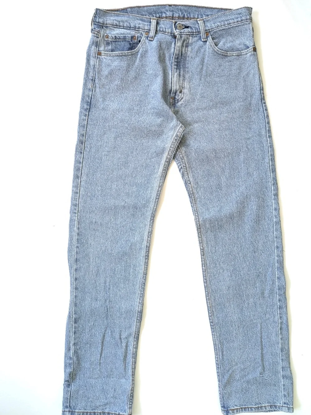 Levi's 505 Mens Low Stretch 33x32 Light Wash Denim